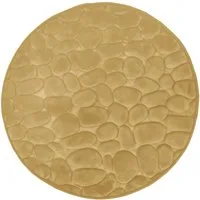 Euroshowers GmbH Badematte Euroshowers Badaccessoire 60 cm, Memory funktion, Rutschhemmende Beschichtung auf der Unterseite, 100% polyester, memory foam (stoppning), latex SBR, Rund, Memory funktion, Rutschhemmende Beschichtung auf der Unterseite