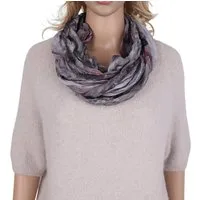 MIRROSI Loop Damen Schal mit Regenbogen-Muster Weich Schlauchschal, (Zweimal um den Hals wickelbar, ca.45x75cm), Damen Halstuch ideal für Frühling, Sommer oder Herbst