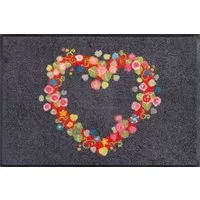 wash+dry by Kleen-Tex Fußmatte Floral Romance, rechteckig, Höhe: 7 mm