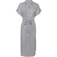 Vero Moda Blusenkleid Bumpy (1-tlg) Drapiert/gerafft