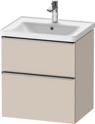 Duravit D-Neo Waschtischunterbau wandhängend Taupe Matt 584x452x625 mm - DE4359070910000 DE4359070910000