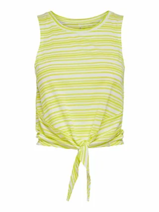 ONLY PLAY - ONPAMEL SL KNOT TOP evening primrose - Gr. - XS