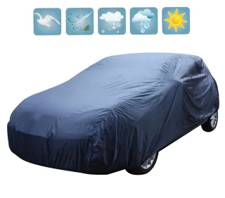 Vollgarage Abdeckplane (Atmungsaktiv) Schutz gegen Vereisung & Verschmutzung im Winter & Sommer (M-XXL)