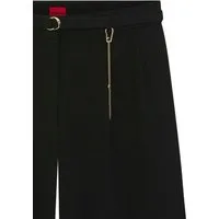 HUGO Stoffhose HUGO Women RED schwarz,Casual,Baumwolle,Unifarben,Gerade
