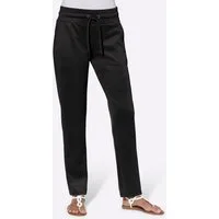 Sieh an! Jerseyhose Hose komfortabel mit Rundum-Dehnbund und Bindeband