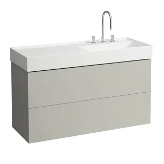 LAUFEN Waschtischunterschrank Kartell 600x1180x450 f. Waschtisch H813333 kieselgrau H4076490336411