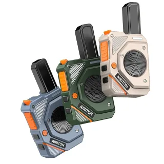 2Pcs AIRITON AI-168 Mini Walkie Talkie 5000mAh Rechargeable Battery Type-C Fast Charging FRS/PMR Long Range Portable Out