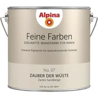 Alpina Wandfarbe Alpina Feine Farben Wandfarbe No. 07 Zauber der