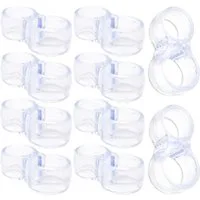 Türstopper Silikonpuffer Transparent Wandschutz Türklinke (10 St), für Fensterklinke, Türklinke, Balkontür Klinke