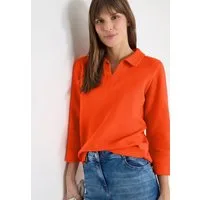 CECIL 3/4-Arm-Shirt mit Polokragen