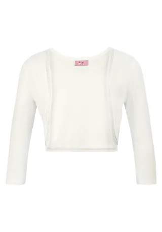 VM by Vera Mont - Bolero-Jacke Rohweiß - Gr. - 40
