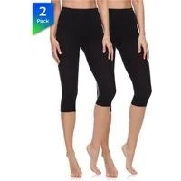 Merry Style Leggings Caprihose Damen 3/4 Hosen MS10-199 (2-tlg) aus Baumwolle