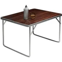 Casaria Campingtisch (1-St), Klappbar 80x60cm Alu Klapptisch Faltbar Leicht mit Griff Campingmöbel