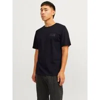 Jack & Jones T-Shirt JJECORP Herren-Tee mit figurbetonter Silhouette bedruckt, modisch, schmal, Baumwolle, Rundhals