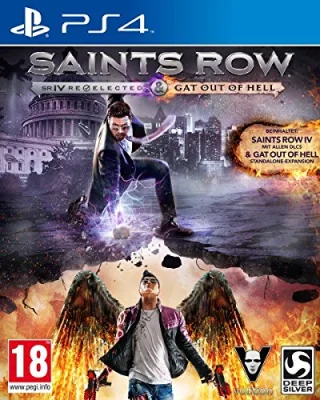 Saints Row IV Re-elected + Gat Out of Hell First Ed. (PS4) (PEGI)