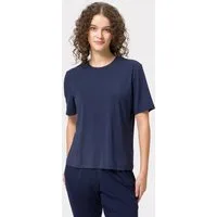 Les Lunes T-Shirt MILLIE Shirt Basic Locker geschnittenes Basic T-Shirt aus weichem Bambus-Mix