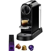 NESPRESSO Kapselmaschine CITIZ EN 167.B von DeLonghi, Black, inkl. Willkommenspaket mit 7 Kapseln