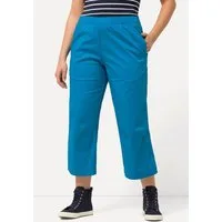 Ulla Popken 7/8-Hose 7/8-Hose Ruby geformtes Knie gerades Bein
