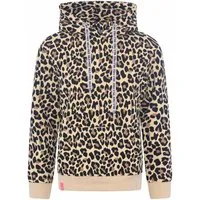 Zwillingsherz Hoodie Hoodie "Classic Leo Leopard AOP" Kängurutasche, mit Kapuze