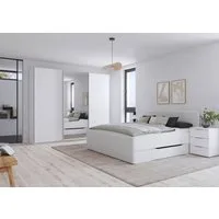 OTTO home Bett Doppelbett Polsterbett Stauraumbett AGORDO (180x200 cm, Kopf- und Fußteil aus Cordstoff oder Webstoff), praktische Bettschubkästen für zusätzlichen Stauraum MADE IN GERMANY