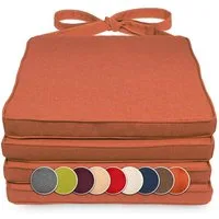 sunnypillow Stuhlkissen 4er Set Stuhlkissen 40 x 45 x 5cm