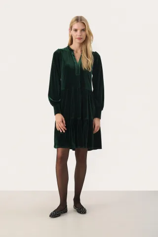 Kleid Relaxed fit dark green