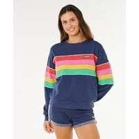 Rip Curl Rundhalspullover Rip Curl Surf Revival Relaxed Crew Fleece