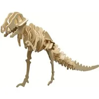 Pebaro 3D-Puzzle Holzbausatz Tyrannosaurus, 856/3, 29 Puzzleteile