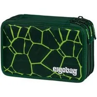 ergobag Federmäppchen Maxi Mäppchen, (41-tlg), mit Stiften befüllt