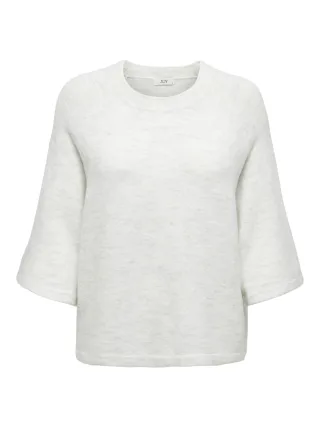 JDY - JDYELANORA 3/4 PULLOVER KNT NOOS Cloud Dancer - Gr. - M