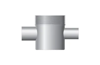 ESS Multi Siphongehäuse Abgang Waagerecht, Ausgang 50 mm, Eingang 40 mm, EDMSI 2 EDMSI2