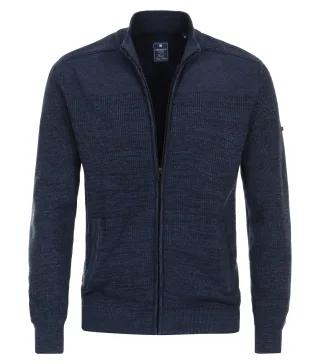 REDMOND - Strickjacke blau - Gr. - L