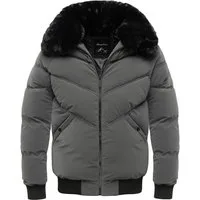 Amaci&Sons Winterjacke AUGUSTA Winterjacke Herren Gefütterte Dicke Winter Jacke für Männer mit Kragen