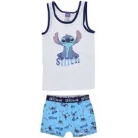Lilo & Stitch Unterhemd Unterwäsche-Set für Jungen – Unterhemd & Shorts aus Baumwolle