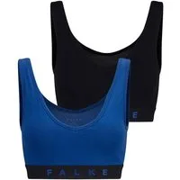 FALKE Bustier Daily Comfort (2er Pack) ohne Bügel, Polster und Verschluss, weich, Cotton-Mix