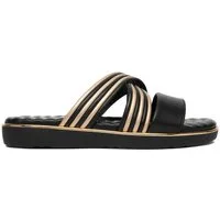 Go Soft Go Soft Damen-Flip-Flops, Schwarz Badepantolette