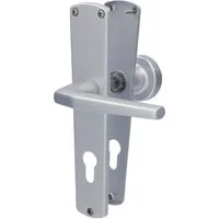 Alpertec Türgriff Alpertec PZ-Langschildgarnitur Phil Drücker/Knopf