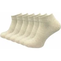 GAWILO Sneakersocken aus 100% Baumwolle für Herren (10-Paar) ohne drückende Naht über den Zehen - atmungsaktiv - absolut blickdicht