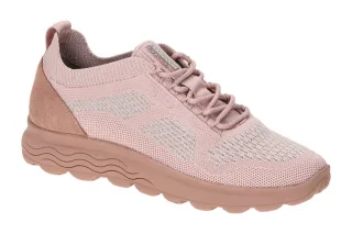 Geox D15NUA SPHERICA Damen Sneaker Rosa (Dark Rose) Textil/Mesh Synthetik