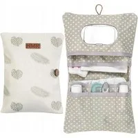 ALARA HOME Windeltasche Wickeltasche Organizer und Kosmetiktasche 2in1 Kleine Windeln