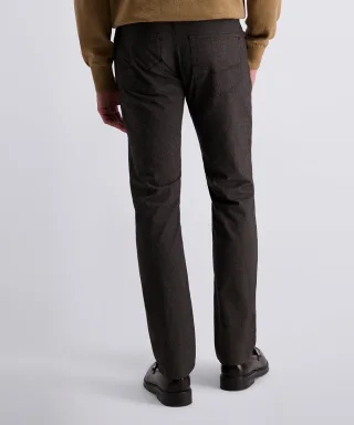 Pierre Cardin 5-Pocket-Hose "PC-Lyon" fein gemusterst