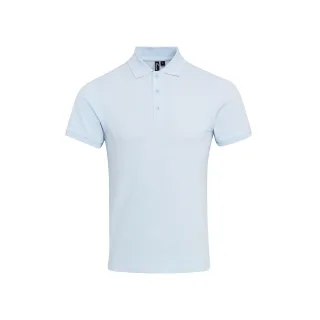 Premier Mens Coolchecker Plus Pique Polo mit CoolPlus (Hellblau)