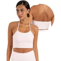 Smilodox Sport-BH Florea Damen, Neckholder Top, Slim Fit, Stretch, für Gym & Freizeit Verstellbare Träger, Soft Touch, Stretch, Figurbetont