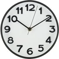 4LIVING Wanduhr Wanduhr mit großen Zahlen, Ø 20 cm, ORA