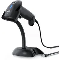 Aplic 1D 2D Barcode-Scanner kabelgebunden USB, manuell/auto, Standhalterung Handscanner, (USB, 1D/2D, hochauflösend, Plug&Play, Terminator wählbar, 15 % Lesekontrast)