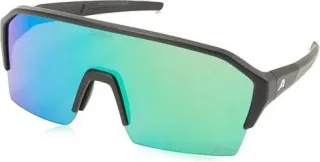 Alpina Ram HR Q-Lite Sportbrille black matt/mirror green one size