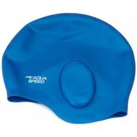 Aqua Speed Badekappe Elastische Schwimmkappe Schwimmen mit Ohrenschutz