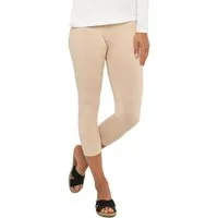 celodoro 3/4-Leggings Damen Leggings (3/4 Capri) Stretch-Jersey Hose aus Baumwolle