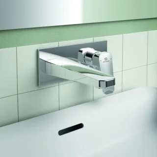 Ideal Standard CeraPlan Fertigmontageset BD244AA Wand-Waschtischarmatur Unterputz, verchromt