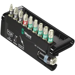 Wera Bit-Check 10 Stainless 1, 10-teilig - 05071110001